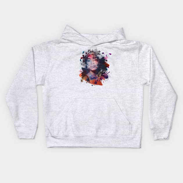 Jody Watley | Want You 1991 - Watercolor Illustration Kids Hoodie by Punyaomyule